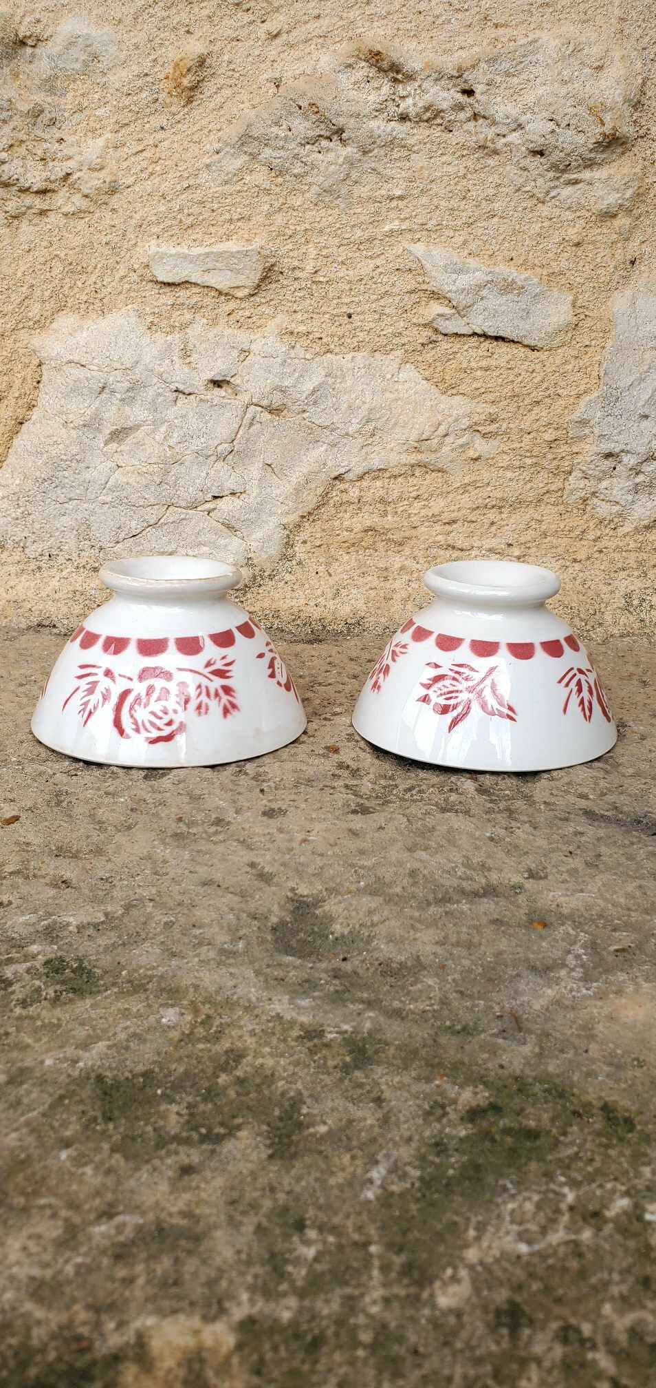 Set of 2 Sarreguemines bowls model 7