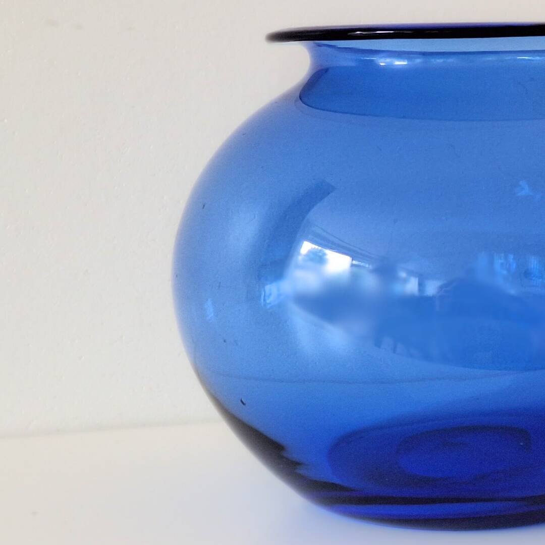 Mcm 1930s-1950s nordic vase - designed by monica bratt - reijmyre glassworks, sweden