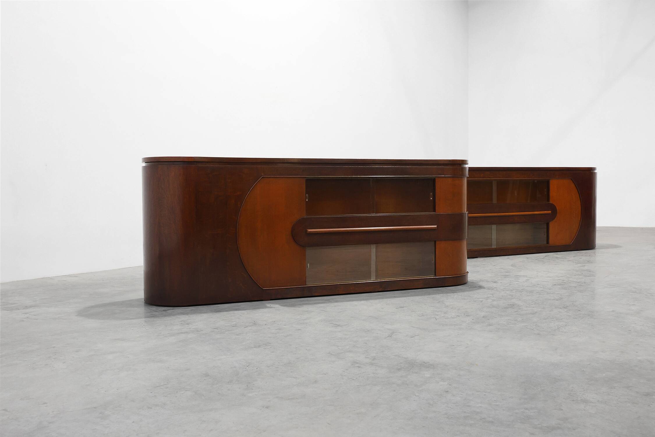 Pair of Large Art Deco Monumental Counters attributed to De Coene, Belgium,
