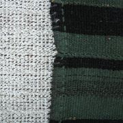 Green & Black Vintage Kilim Rug, 86x86Cm