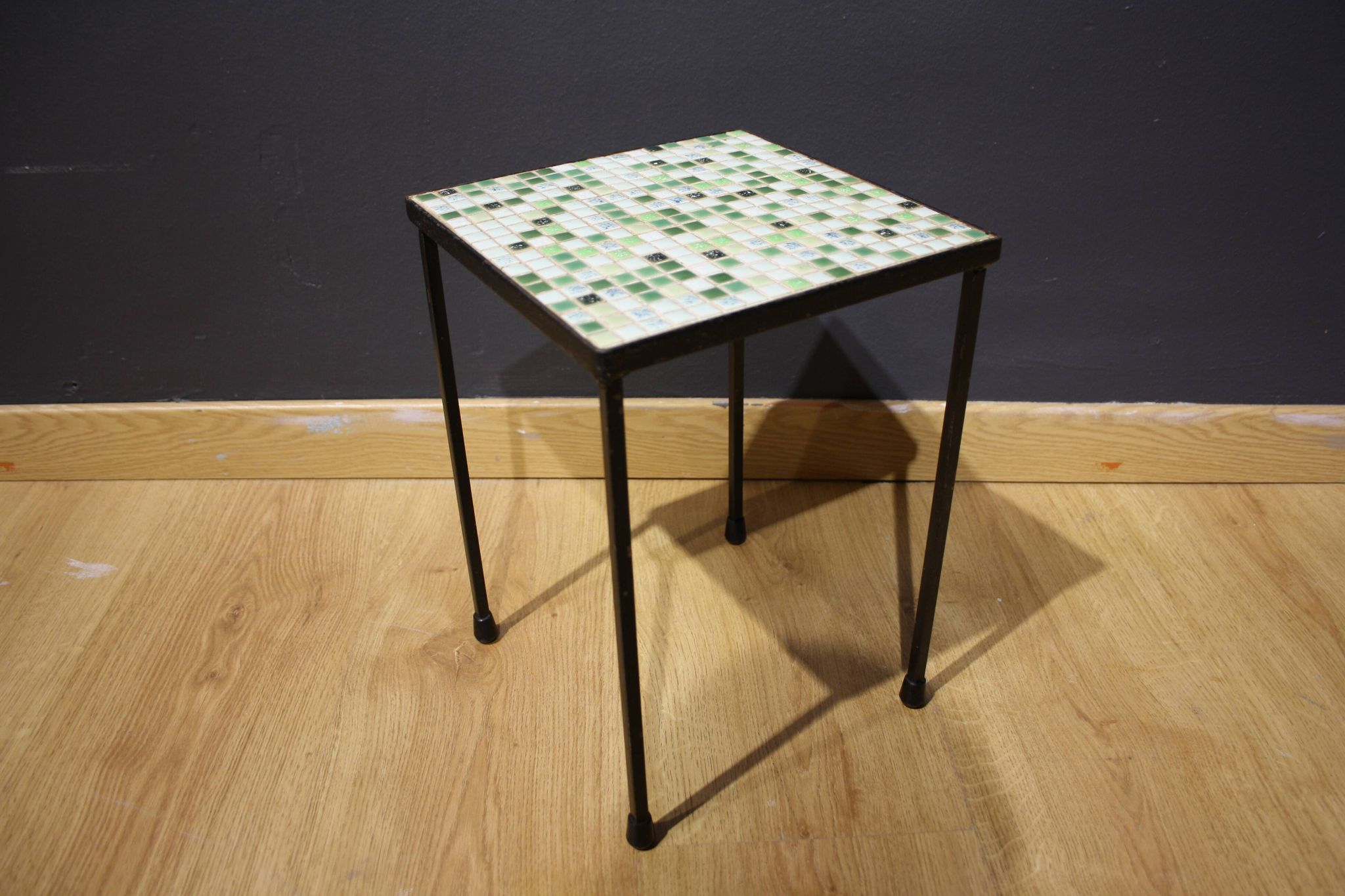 Small mosaic tile side table