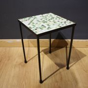 Small mosaic tile side table
