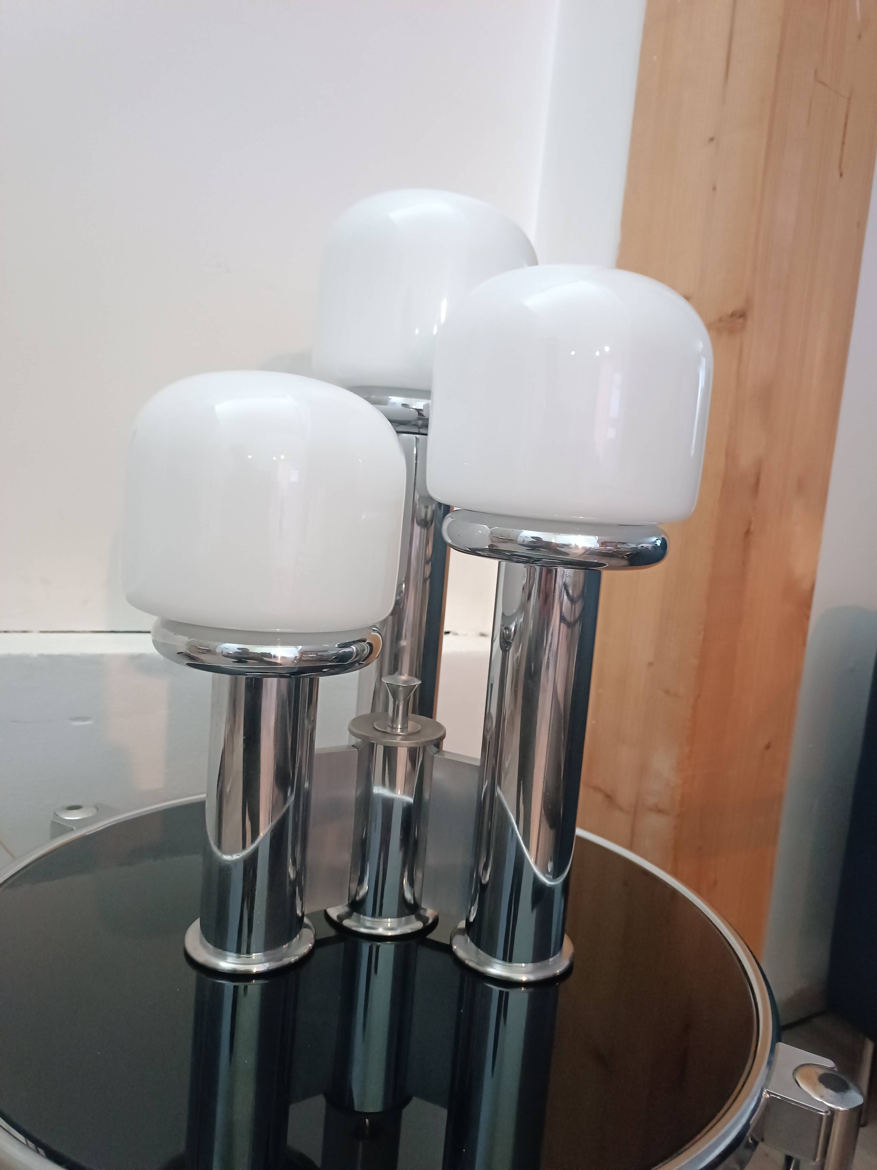 Lampe Space Age Verre De Murano 1970s