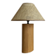Solid oak floor lamp by Habitat