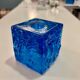 Candlestick - Bohemian glass - Vladislav - Czechoslovakia - 1970