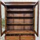Victorian 19th-century mahogany two-body library