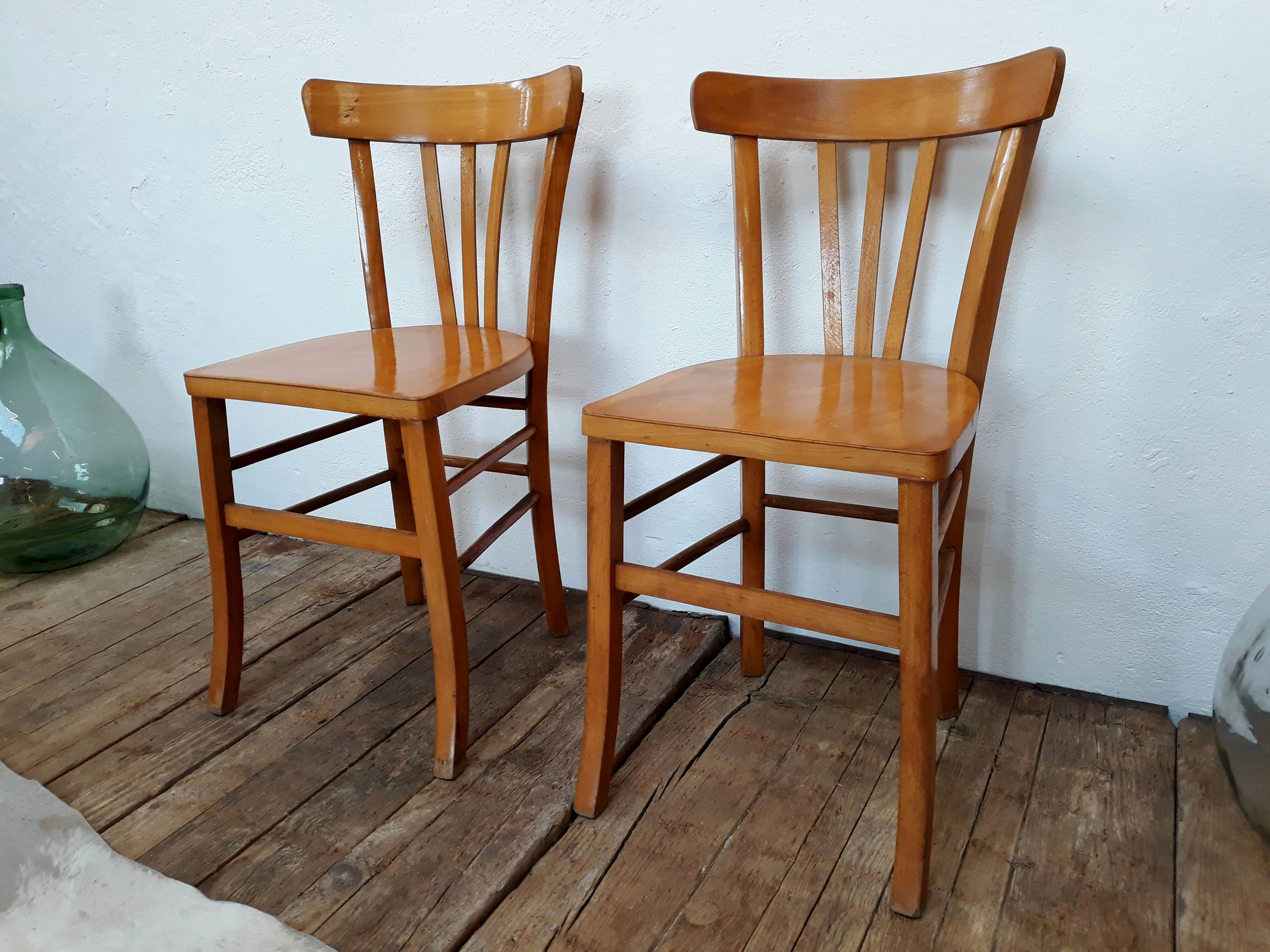 6  bistro baumann chairs