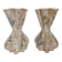 Pair of vintage earthenware vases