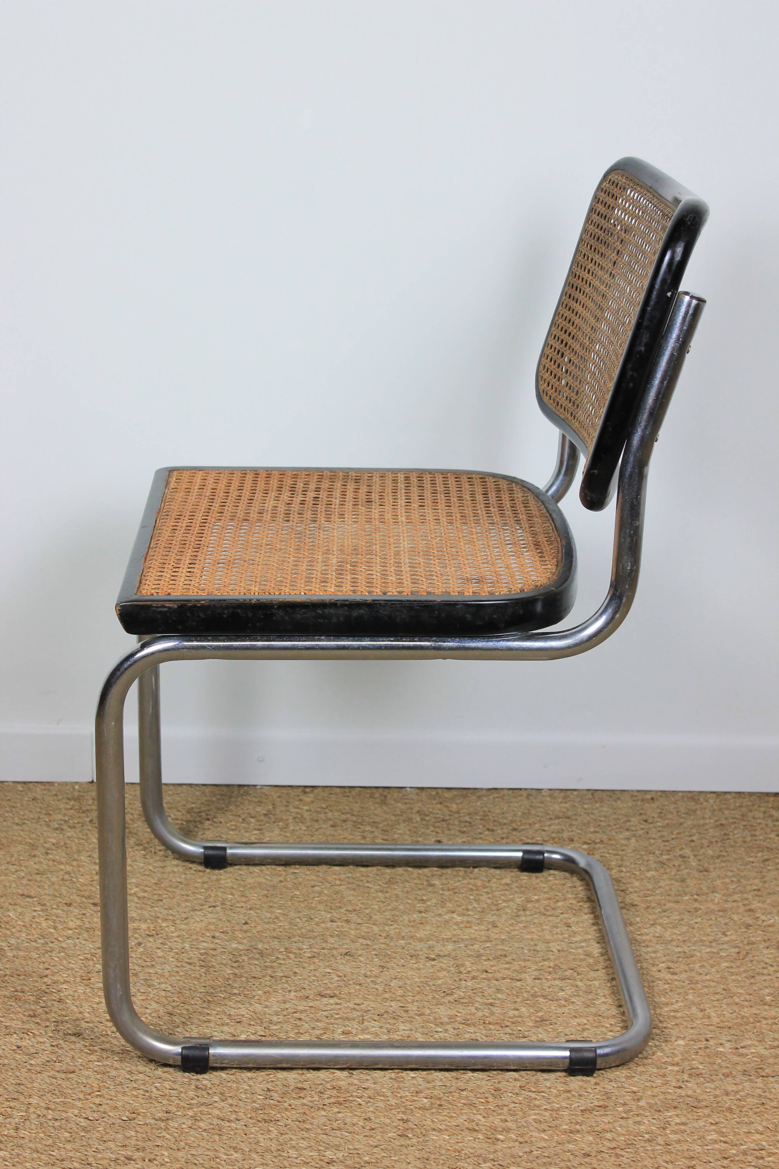 Marcel Breuer Cesca B32 chair, 80s