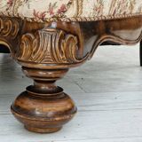 Fauteuil relax danois en tissu années 1950