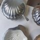 5 scallop butter dishes