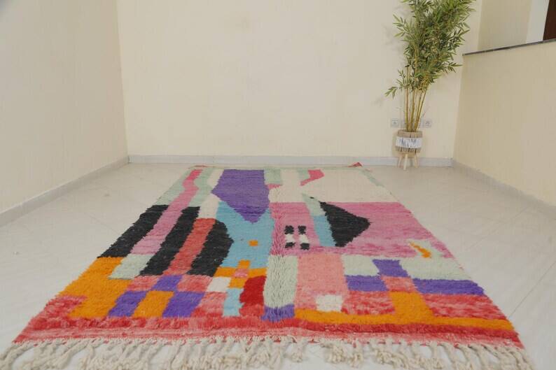 Azilal Berber rug woven in wool 200cmx300cm