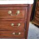 Chest of drawers Louis XVI in mahogany marble top of the XIXth century
