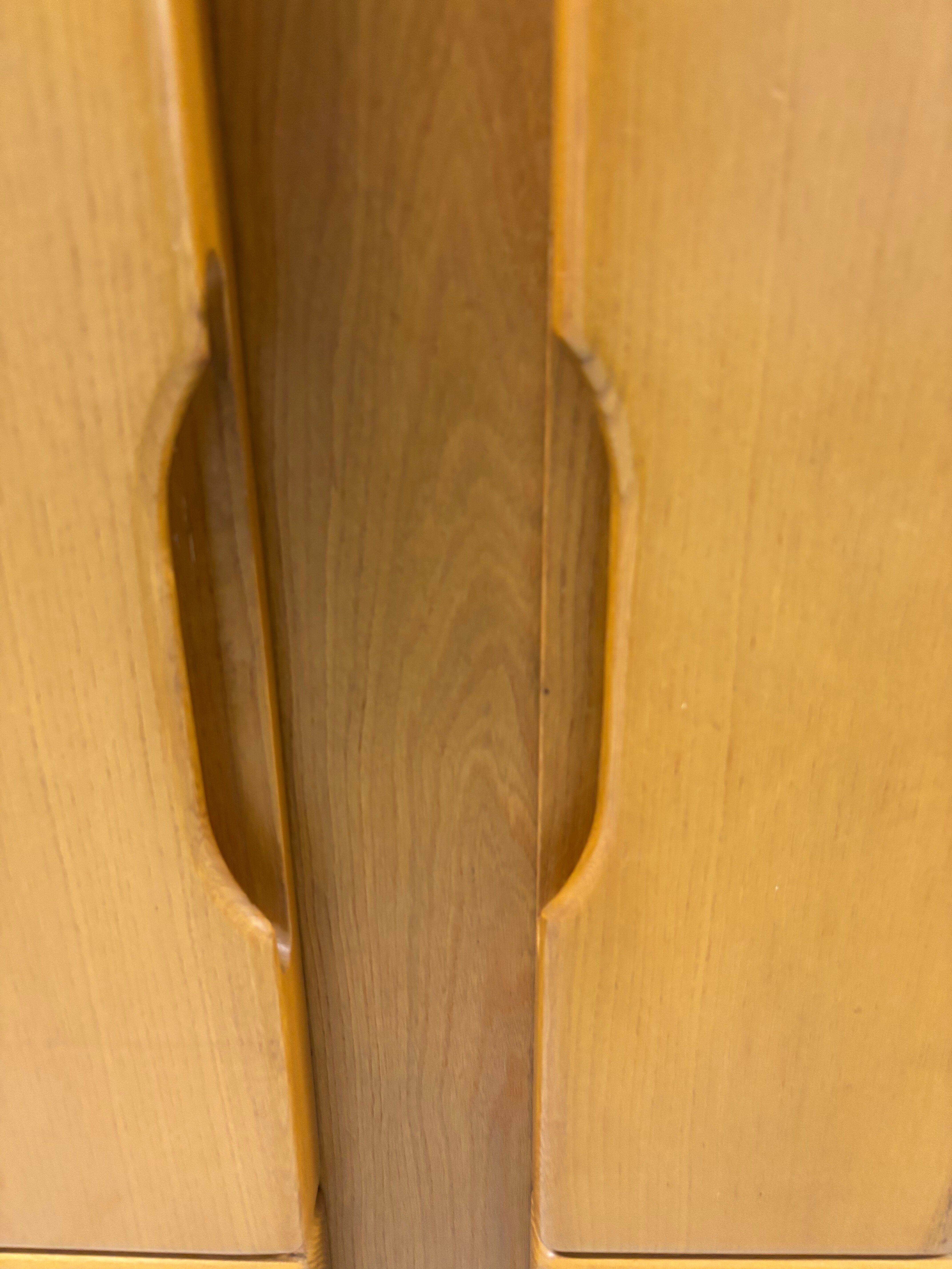 1970s vintage solid wood sideboard – modernist design