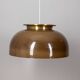 Lustre vintage années 70 en plastique marron design Massoni pour Harvey Guzzini