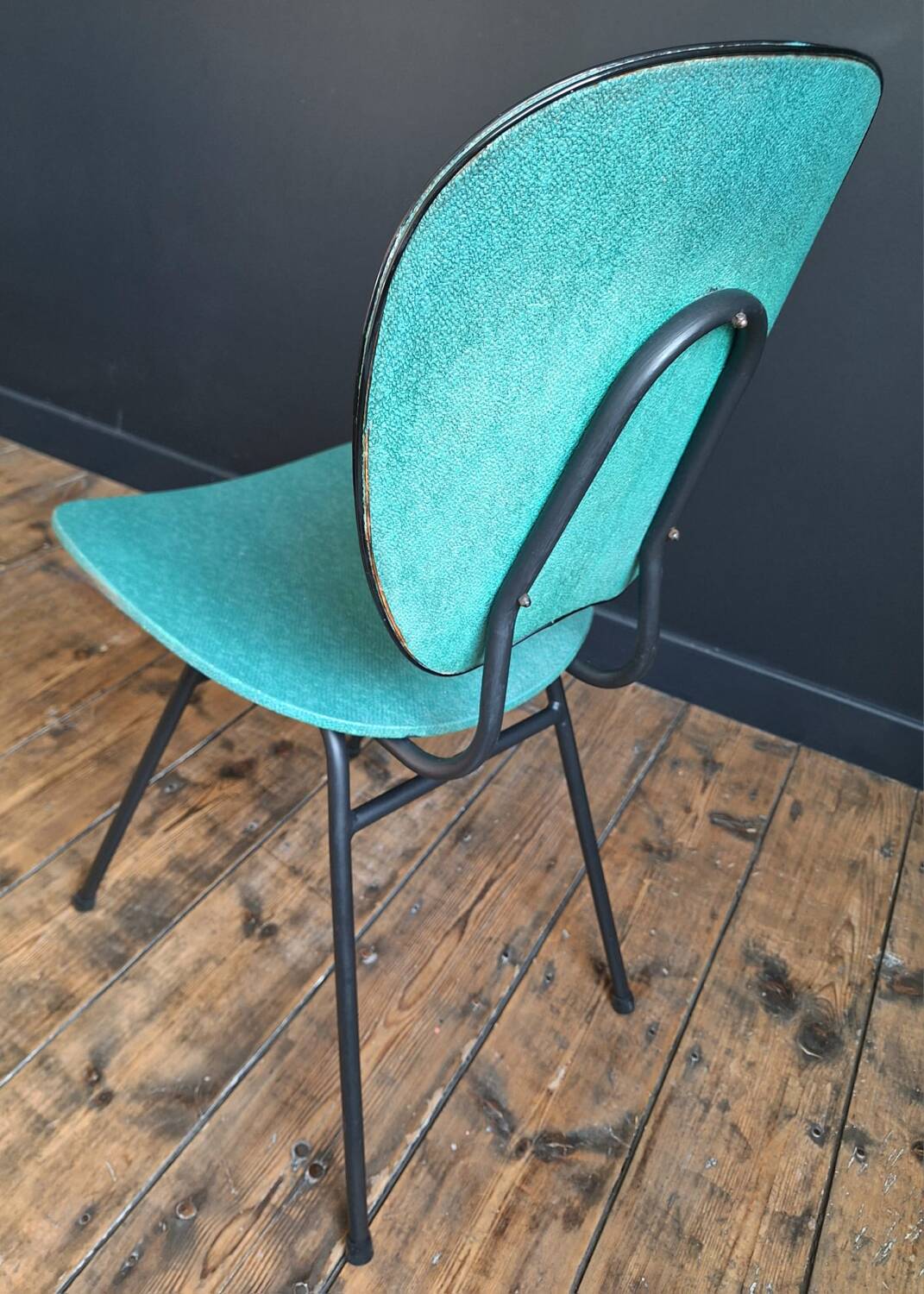 Trio of vintage chairs, antique designer seating furniture