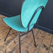 Trio of vintage chairs, antique designer seating furniture