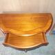 Curved console - entry furniture in cherry - sofa tip