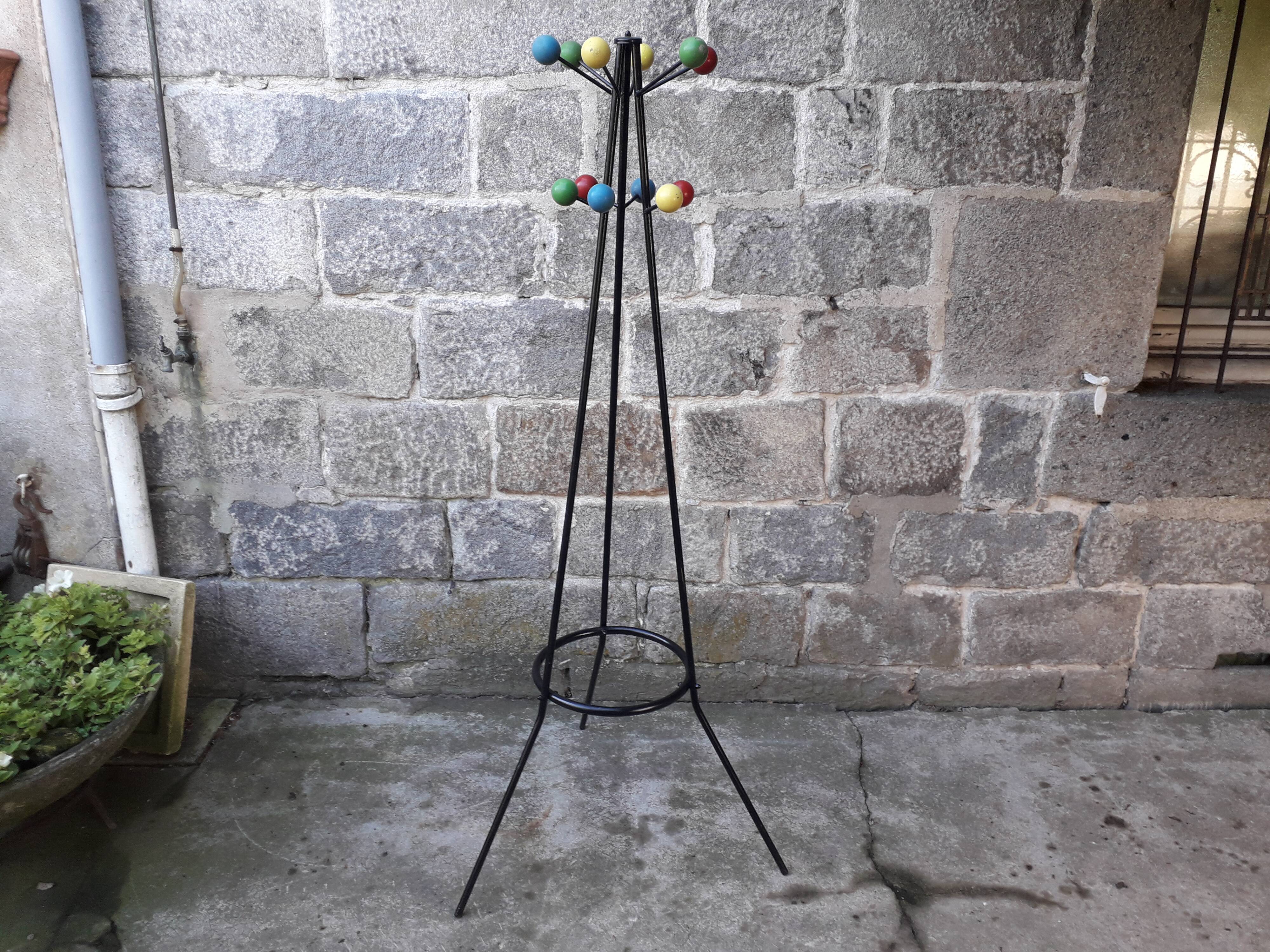 Vintage parrot coat rack