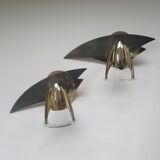 Pair of contemporary German Paul Neuhaus spotlight wall lights