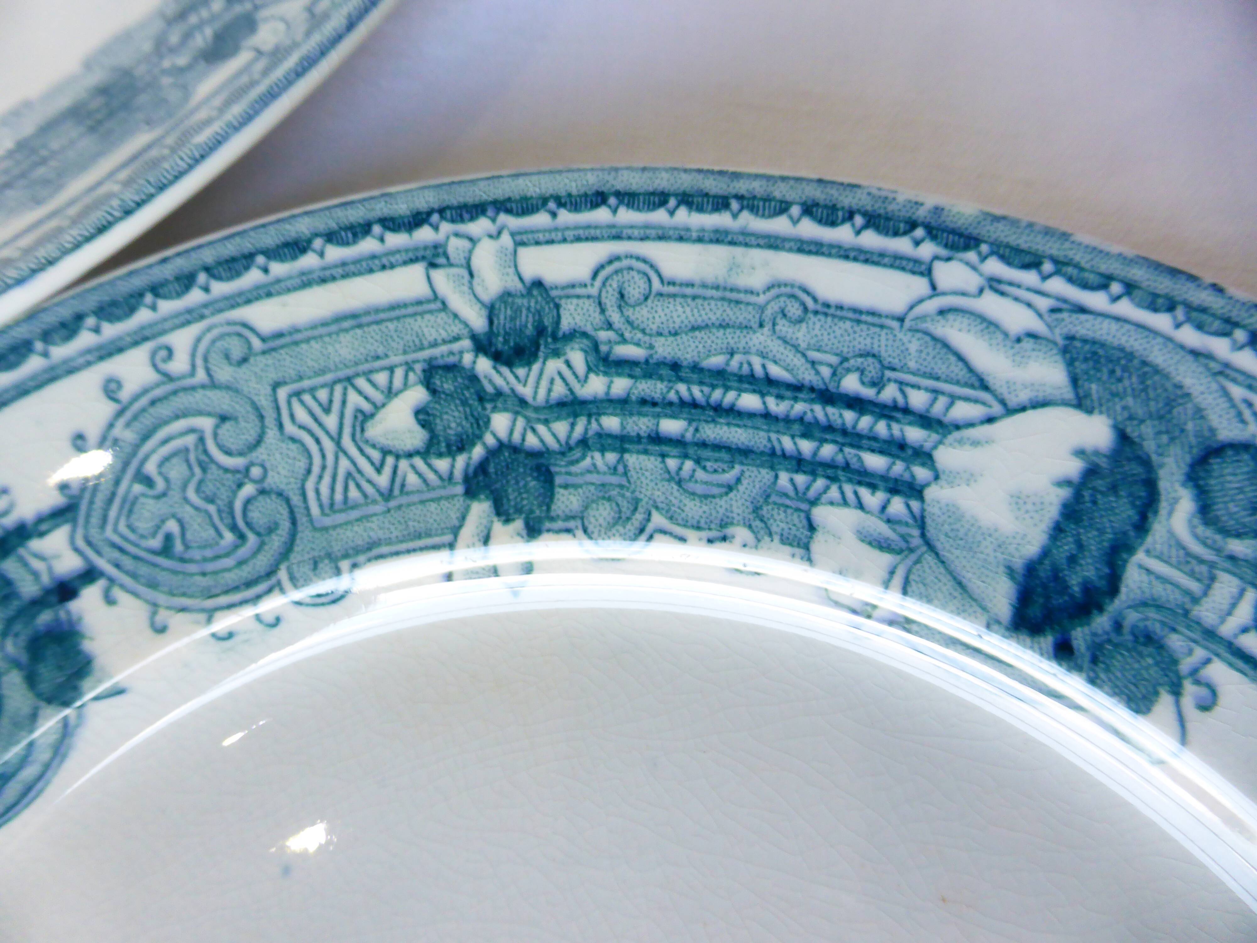 3 vintage dessert plates from CM&C, Massena model