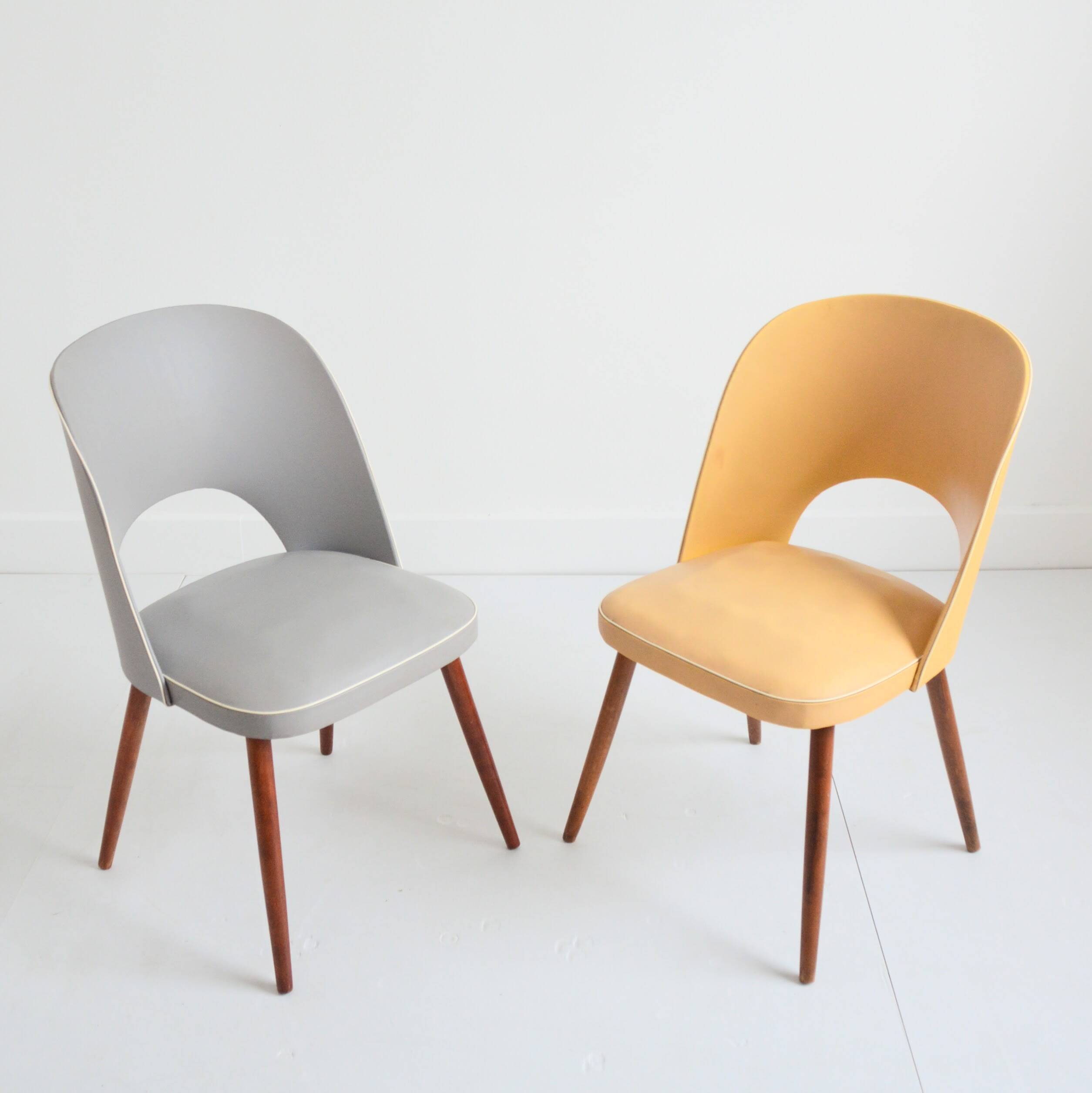 Paire de chaises cocktail Allemagne vintage 1950s