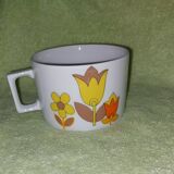 Large Berry high porcelain cup created by Lourioux France