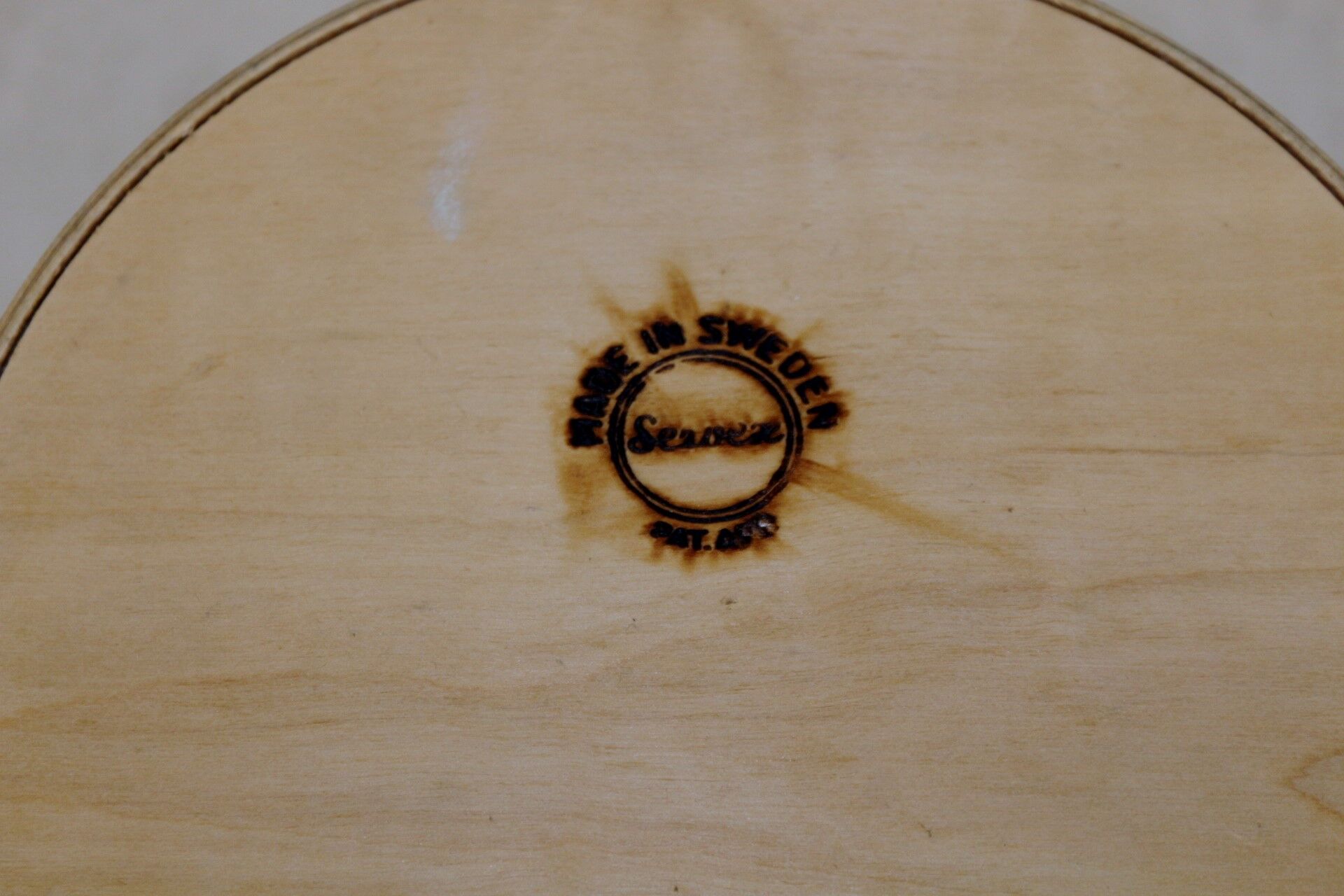 Teak paper basket, Sweden, 1950