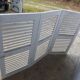 Set of 3 shutters louvers shabby height 123 cm