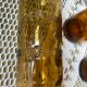 Antique amber bottles