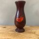 Vase en bois laqué ,Vietnam ,XXeme .