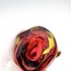 Murano Vase Organic Red Yellow 21cm 1.1kg