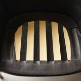 Fauteuil Seal en cuir et teck Ib Kofod-Larsen pour OPE, Suède, années 1960.