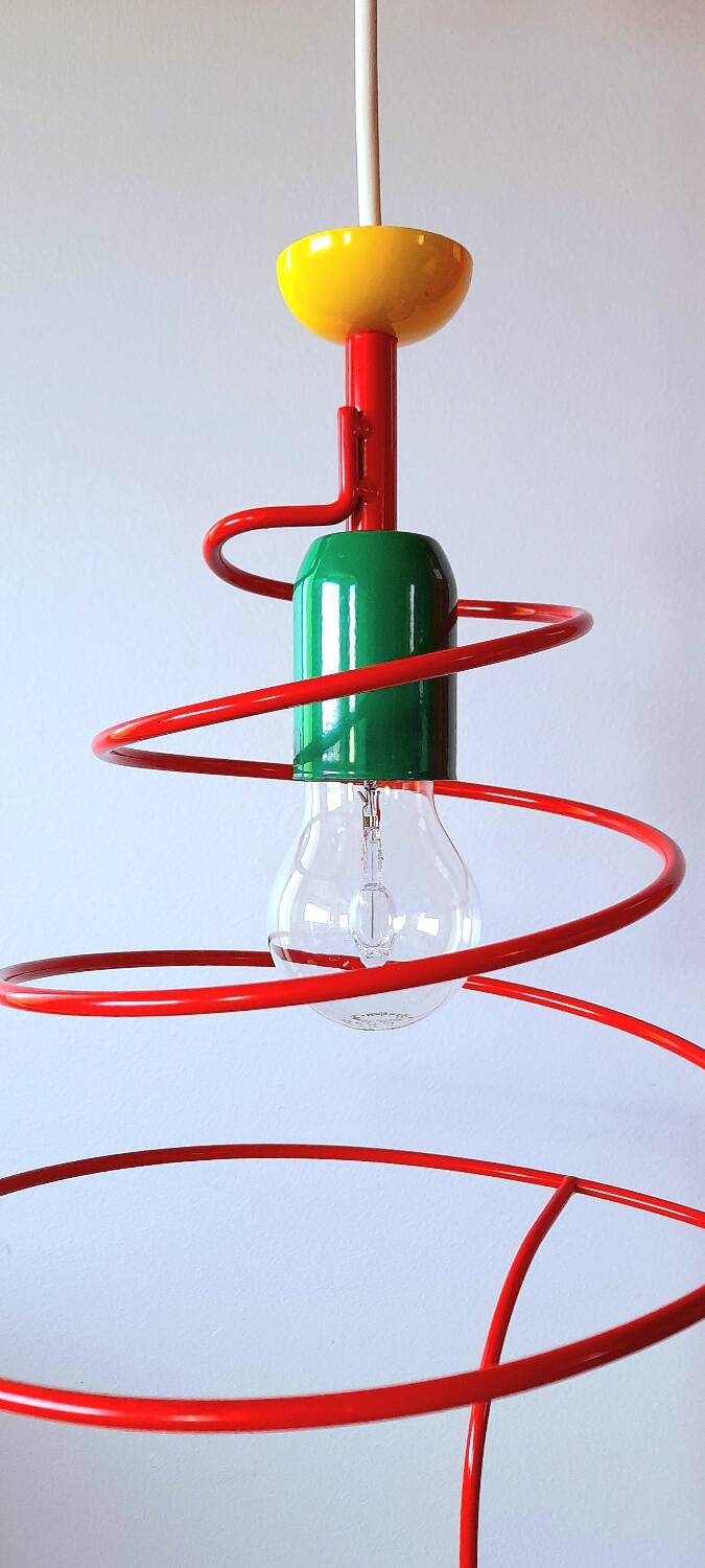 Spiral suspension, Memphis, 80s