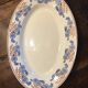 Serving dish, iron earth, Longwy factory