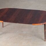 Table extensible scandinave en palissandre - 1960