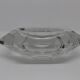Val St Lambert octagonal crystal ashtray