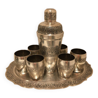 Solid silver service indochina