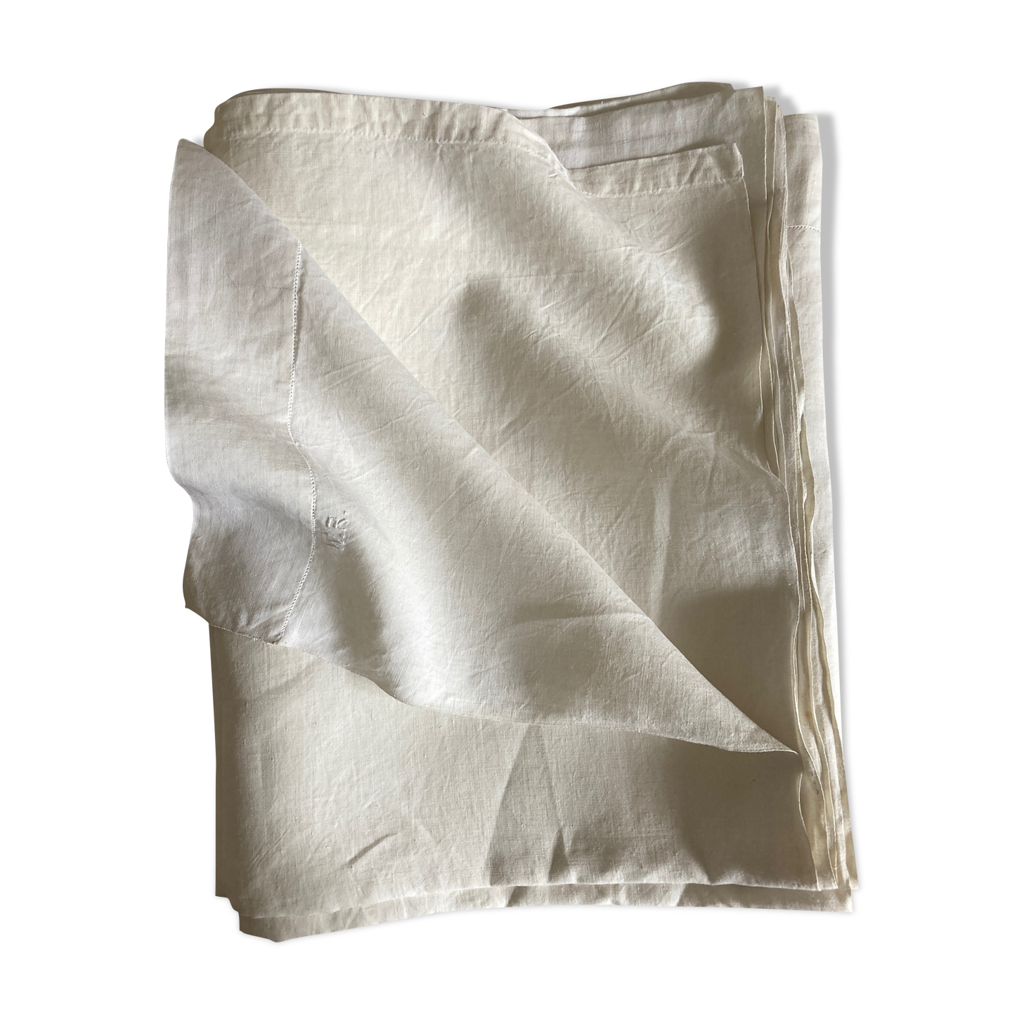 Linen thread chateau cloth width 260cm reserve linen