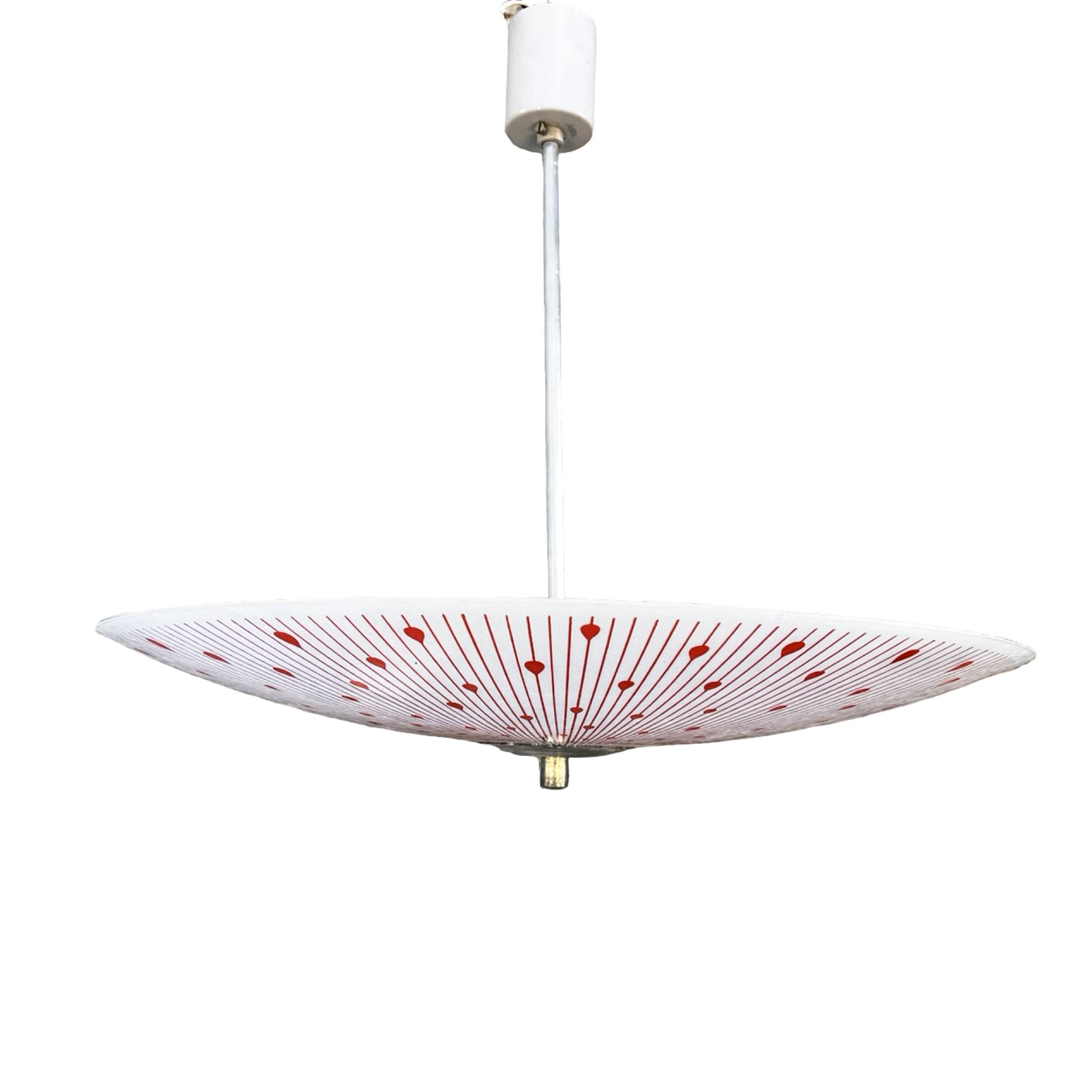 Napako umbrella ceiling lamp, Czechoslovakia, 1960s/1970s