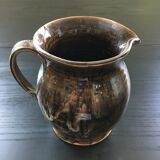 Flamed brown pitcher
