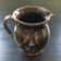 Flamed brown jug