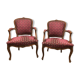 Pair of Louis XV-style armchairs