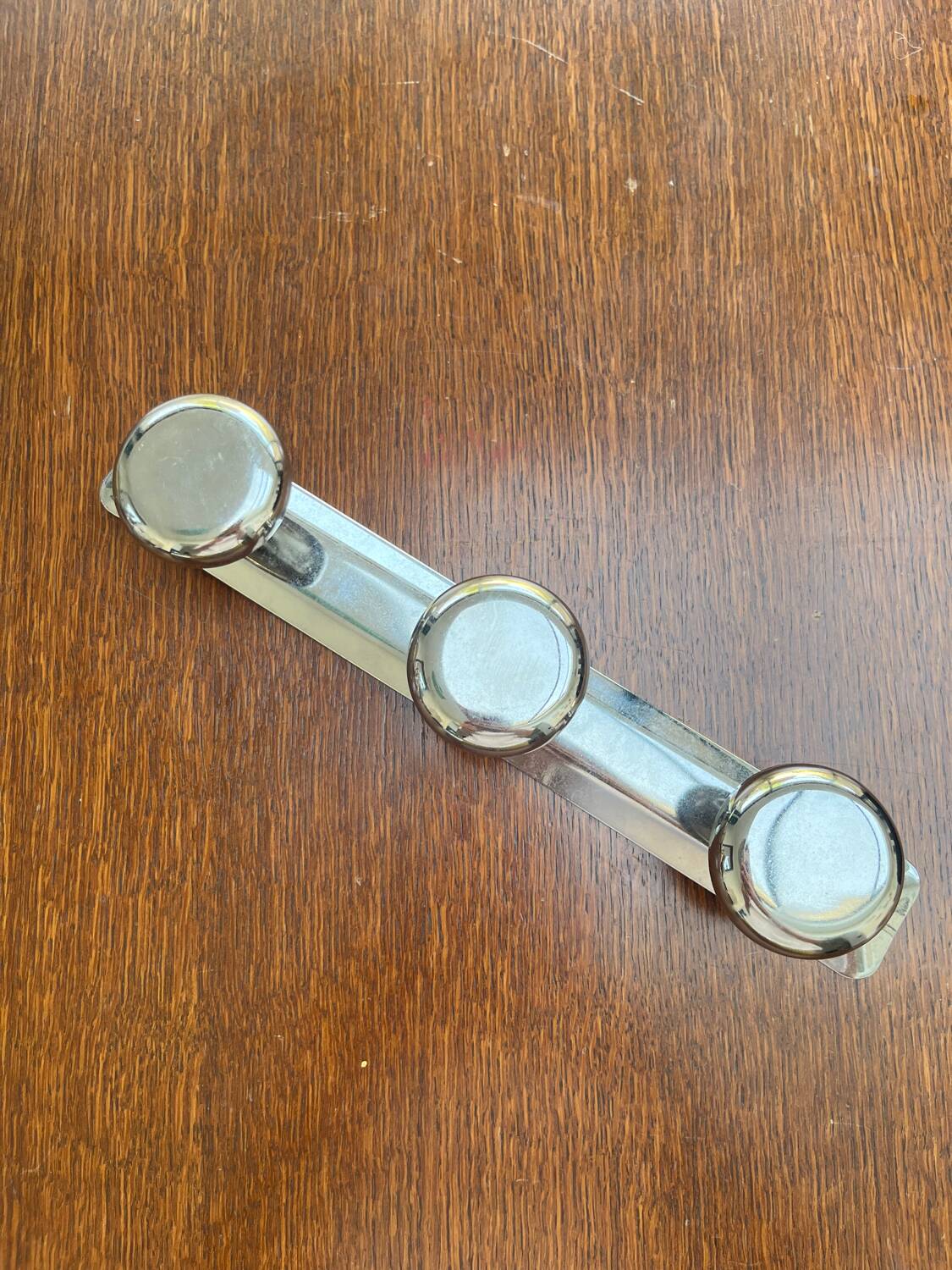 Vintage stainless steel coat hook