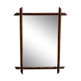 Bamboo mirror 85 x 62 cm