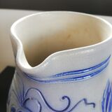 Pitcher in grey and blue Alsace sandstone