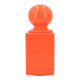 Orange ceramic box by Pino Spagnolo for Sicart Italy