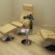 Lounge armchair and footstool set, Danish design, 1970s, manufacture: BoCon