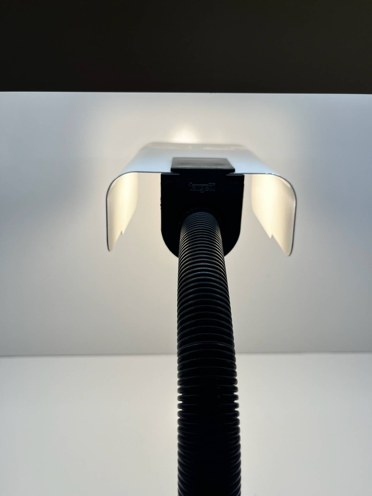 Sankey Table Lamp Gino Sarfatti for Targetti Brass Cream Plastic