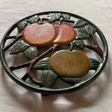 Cast iron trivets Apples